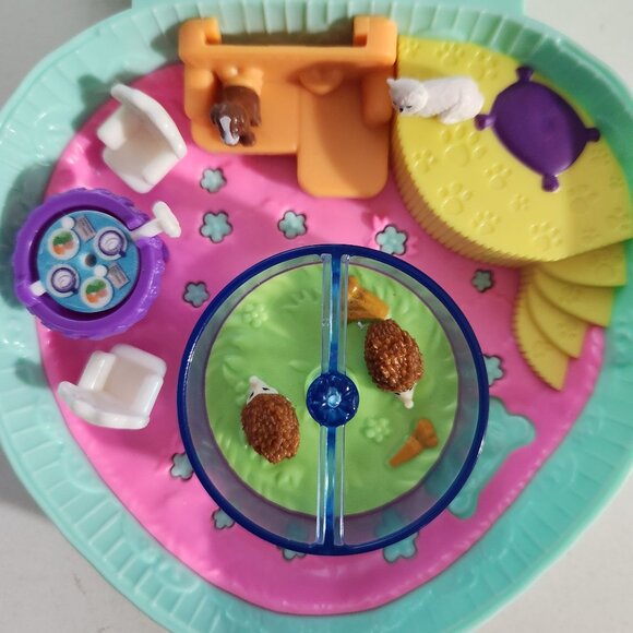 Polly Pocket Big World Hedgehog Cafe Incomplete 2020 Mattel Teal No Figures - Picture 5 of 10
